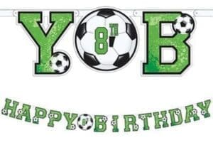Goal Getter Soccer Birthday Banner Kit