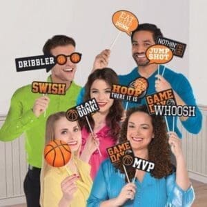 Basketball 'Nothin' but Net' Photo Prop Set (13pc)