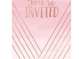 Rose All Day Invitations, 8 Count