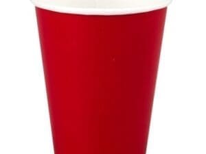 24 Count 9oz Hot/Cold Cups Classic Red