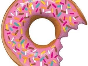36" Bit Donut & SprinklesBalloon