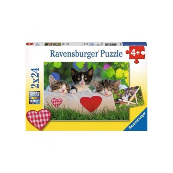 2 Jigsaw Puzzles - Cats