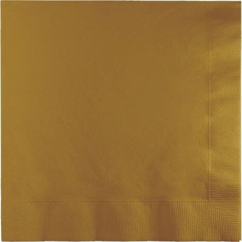 Glittering Gold Lunch Napkins (50 Count)