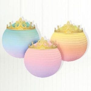 Disney Once Upon a Time Paper Lanterns 3ct Birthday Party Supplies