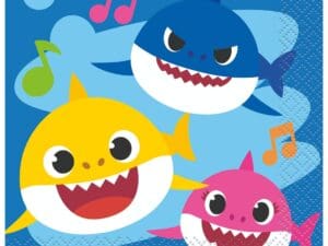 Baby Shark Beverage Napkins [16 per Pack]