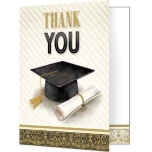 Classic Graduation Thank You Notes, 8 Ct