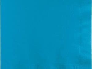Lunch Napkins, 2-Ply, Turquoise, 50 Ct