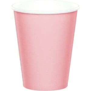Classic Pink Cups, 9 Oz, Pack of 24