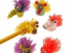 Wild Animal Pencil Toppers