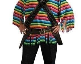 South of Border Guy Mexican Spanish Hombre Gunshooter Costume Adult Plus Size