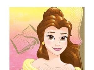 Princess Belle Lunch Napkins 16ct Birthday Party Supplies