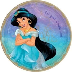 Princess Jasmine Lunch Plates 8ct Birthday Party Supplies
