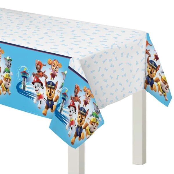 PAW Patrol Adventures Plastic Table Cover Birthday Party Supplies - Image 2