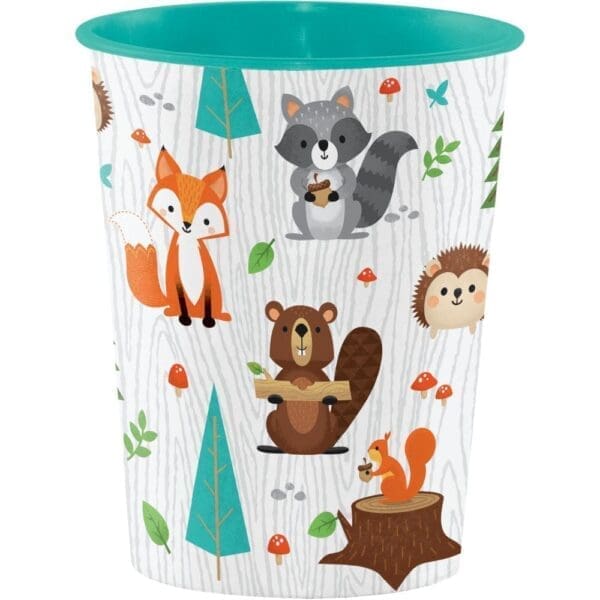 16 Oz Woodland Plastic Cup for Beverage