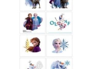 Frozen 2 Tattoos 1 Sheet Birthday Party Supplies