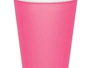Candy Hot Pink 9 Oz Cups, 24 Count for 24 Guests