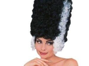 Bride of Frankenstein High Black and White Wig