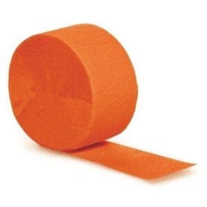Sunkissed Orange Party Streamers