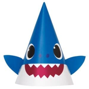 Baby Shark Party Hats [8 per Package]
