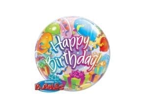 22 Inch Single Bubble Balloon - Birthday Surprise