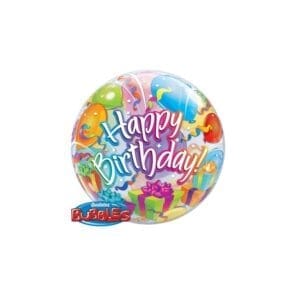 22 Inch Single Bubble Balloon - Birthday Surprise