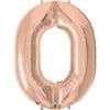 34 Inch Rose Gold 9 Number Balloons - Image 2