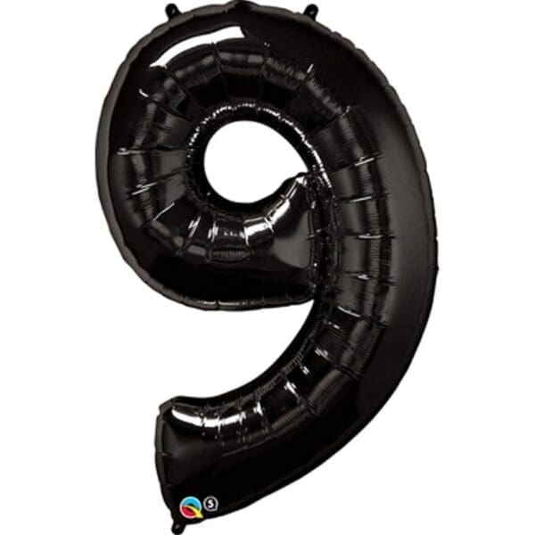 34 Inch Black Number Balloons 1 - Image 2