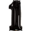 34 Inch Black Number Balloons 1 - Image 3