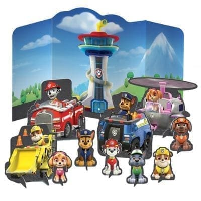 PAW Patrol Adventures Table Decorating Kit 11pc Birthday Party Supplies