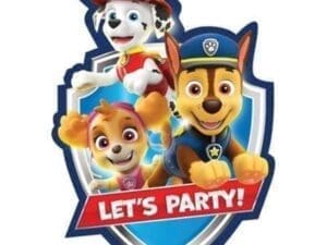 PAW Patrol Adventures Invitations 8ct Birthday Party Supplies