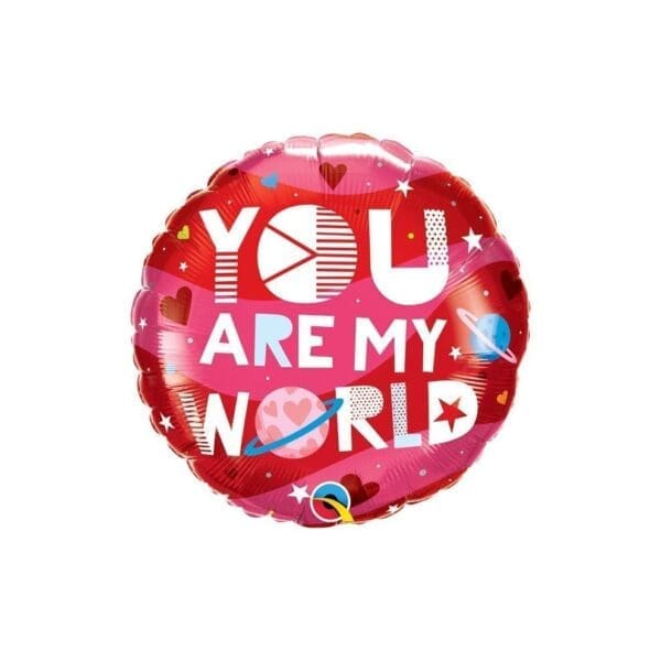 You Are My World Foil Balloon - Image 2