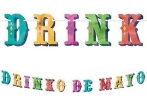 Drinko De Mayo Letter Banner