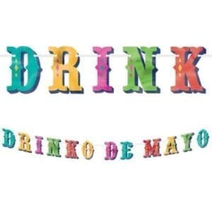 Drinko De Mayo Letter Banner