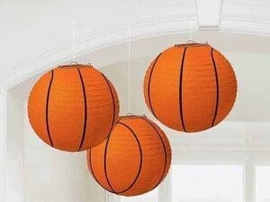 Basketball 9 1/2 Paper Lantern Decoration