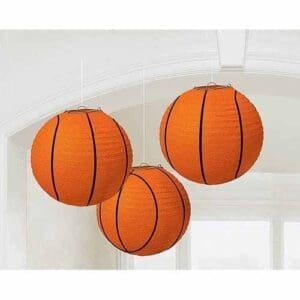 Basketball 9 1/2 Paper Lantern Decoration