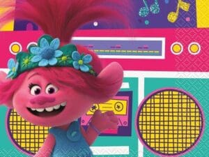 16ct Trolls World Tour Lunch Napkin