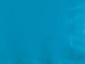 Beverage Napkins, 2-Ply, Turquoise, 50 Ct
