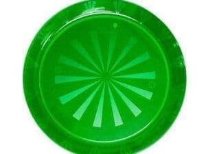 12" Round Tray - Kelly Green