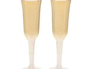 Deluxe Champ Flutes Clear 10 Pc