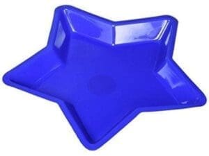 Start Shaped Serving Tray Patriotic 4th of July Party Serveware - Plastic, Red/White/Blue, 12"