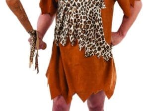 Cave Man Leopard Brute Tunic Costume Adult Plus Plus Size