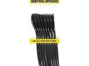 10" Heavy Duty Serving Forks - Black 9 Ct.