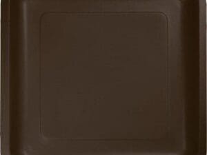 Chocolate Brown Paper Plates, 18 Pk