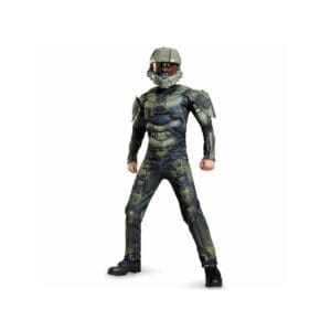 Boys Master Chief Classic Muscle Costume