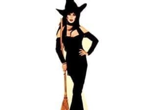 Elvira Broom-Size:75" X 25"