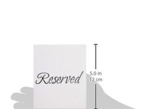 Classic 1 - 12 Table Number Tent Place Cards  White