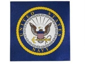 US Navy Official Crest Military Branch Party Table Paper Supplies & Decorations