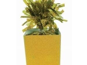 Box Balloon Weight Gold
