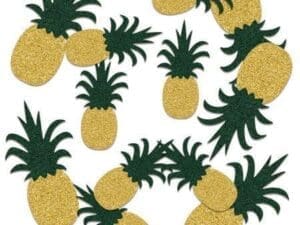 Large Sparkled Pineapple Confetti