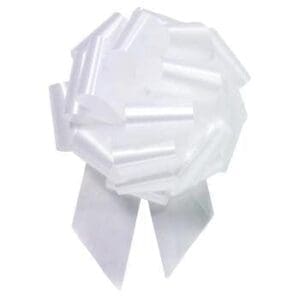 #40 PULL BOW WHITE 8" 10/pk